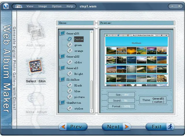 Web Album Maker 3.0