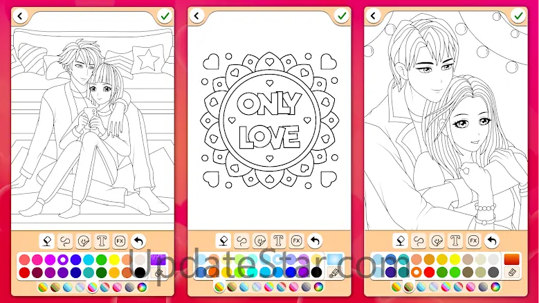 Valentines love coloring book 18.4.0