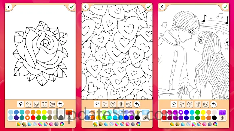 Valentines love coloring book 18.4.0