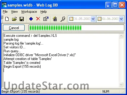 Web Log DB 3.8
