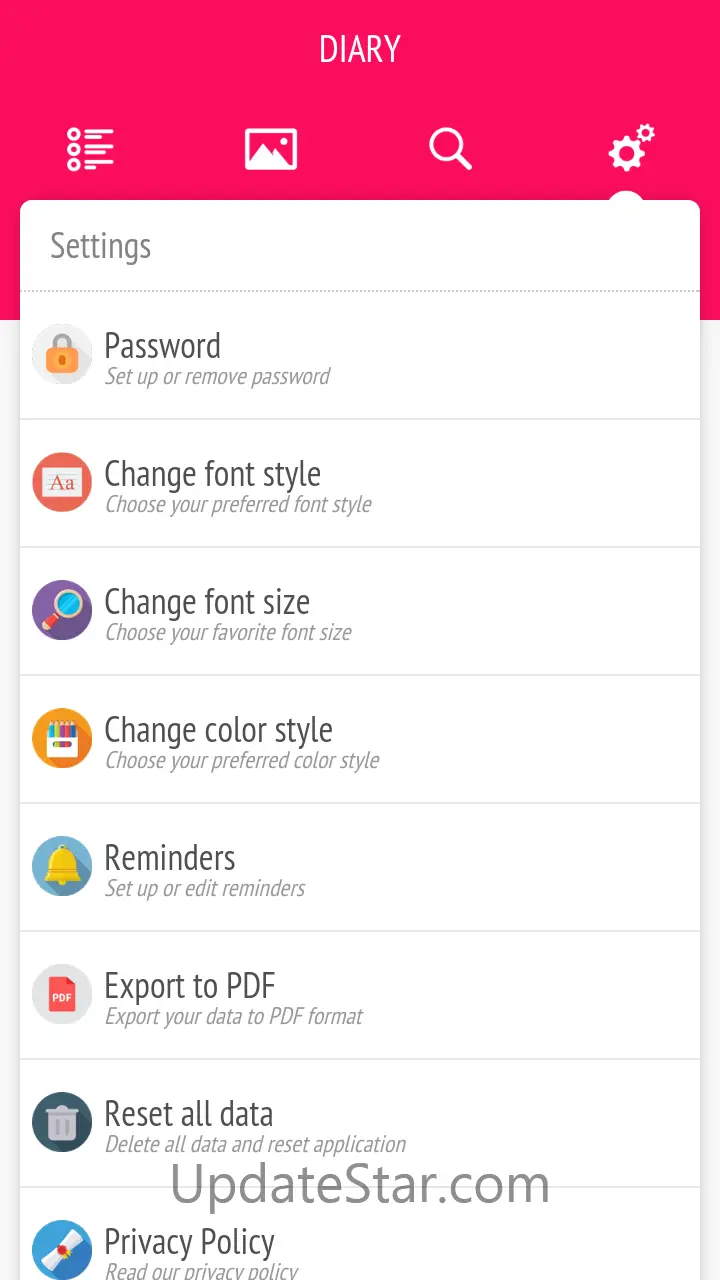 Diary - Journal with password 3.1.2