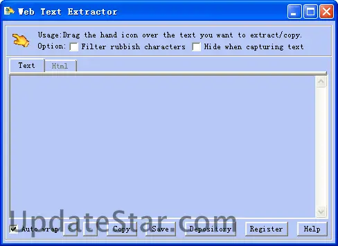 Web Text Extractor 1.0