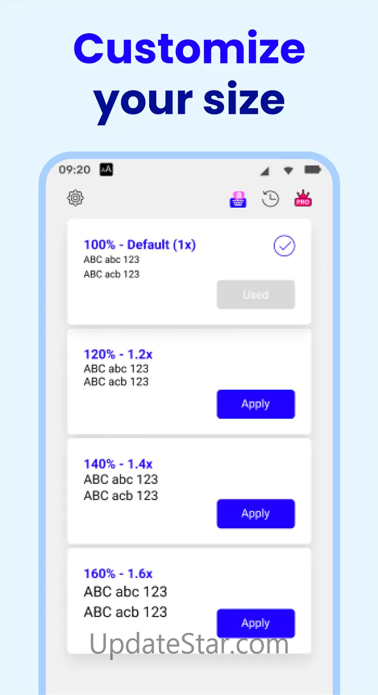 Big Font Size, Large Keyboard 2.0.239
