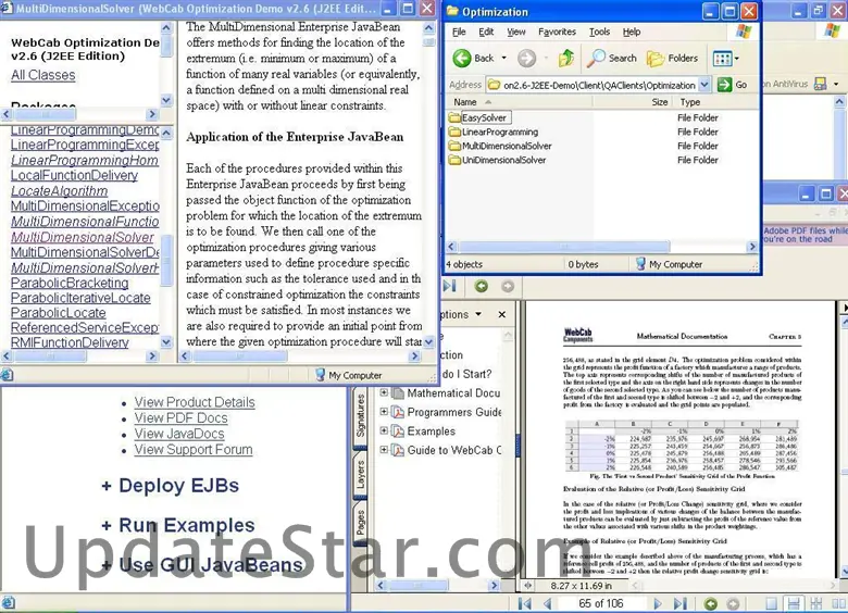 WebCab Optimization (J2EE Edition) 2.6