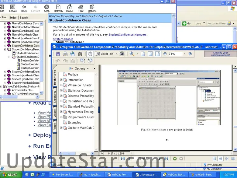 WebCab Probability and Stat for Delphi 3.6