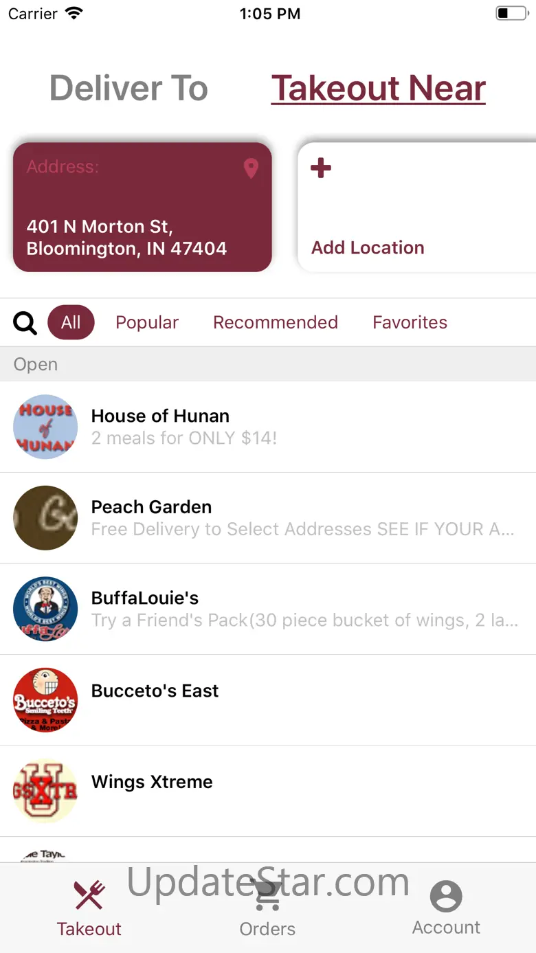 BtownMenus 3.3.15