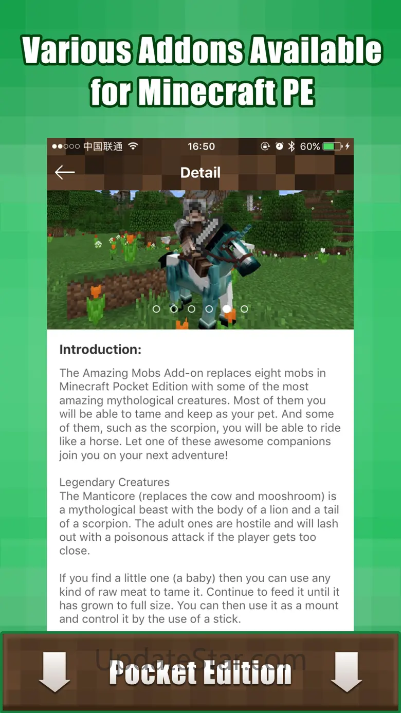Add Ons - free mcpe maps & addons for Minecraft PE 1.4