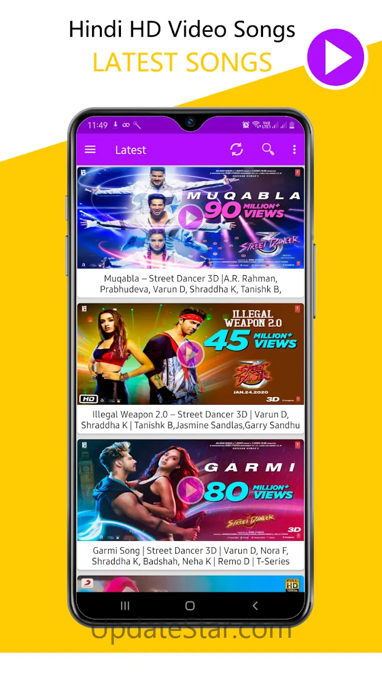 Hindi HD Video Songs 9.6