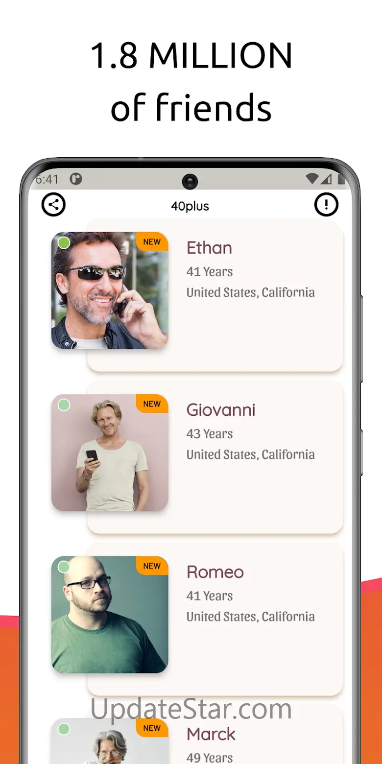 Mature people dating - 40Plus 2.4.77