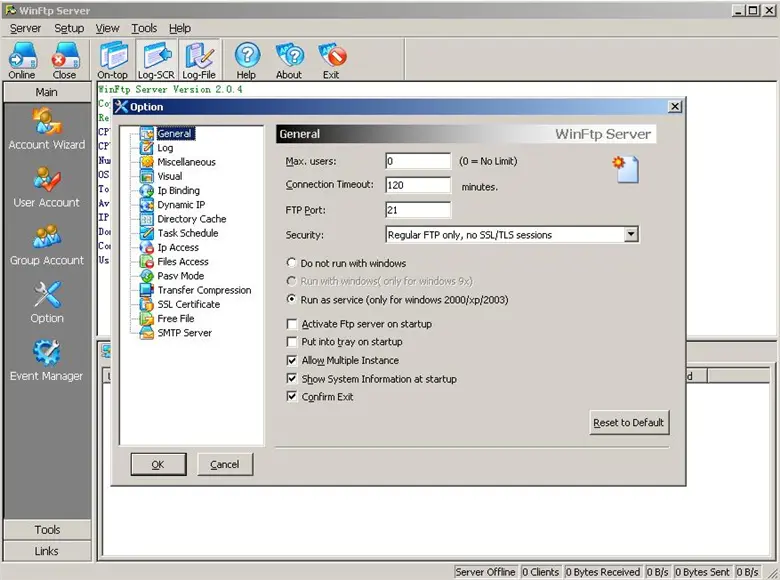 Win Ftp Server Pro 2.4