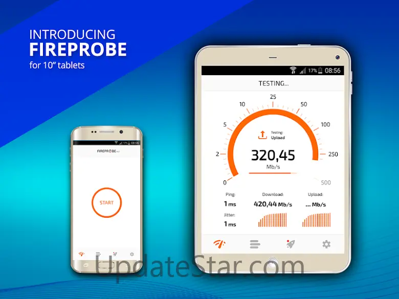 FIREPROBE Speed Test