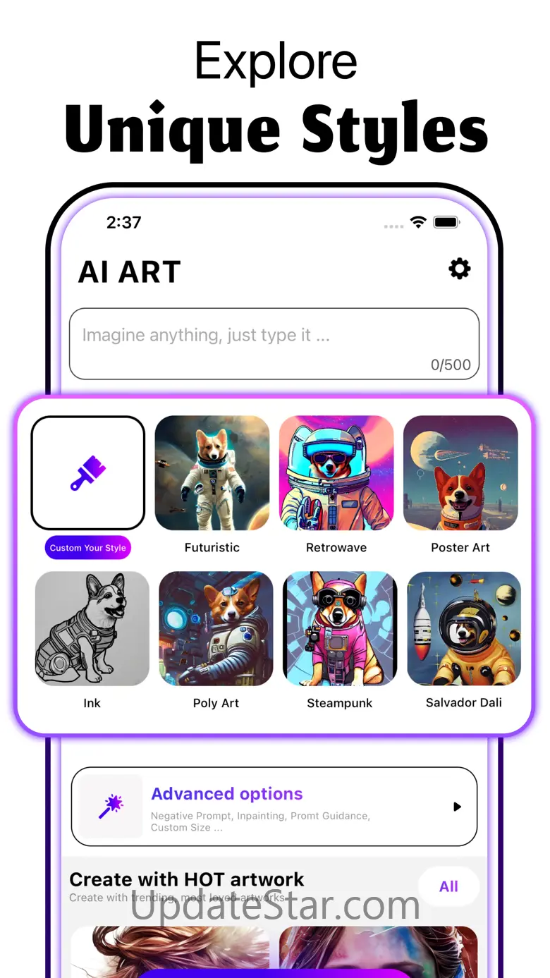 The AI Art Generator AI Filter 1.4.5