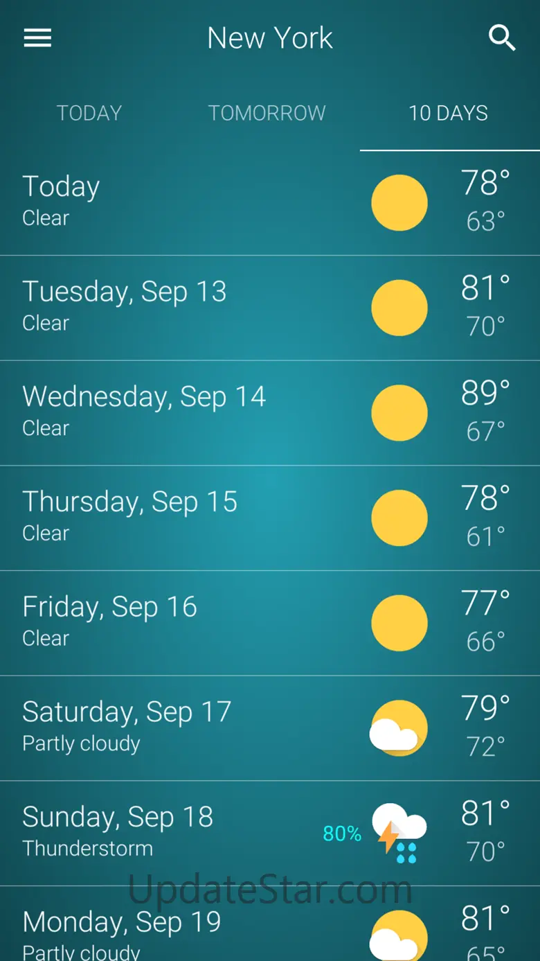 Weather: USA 162