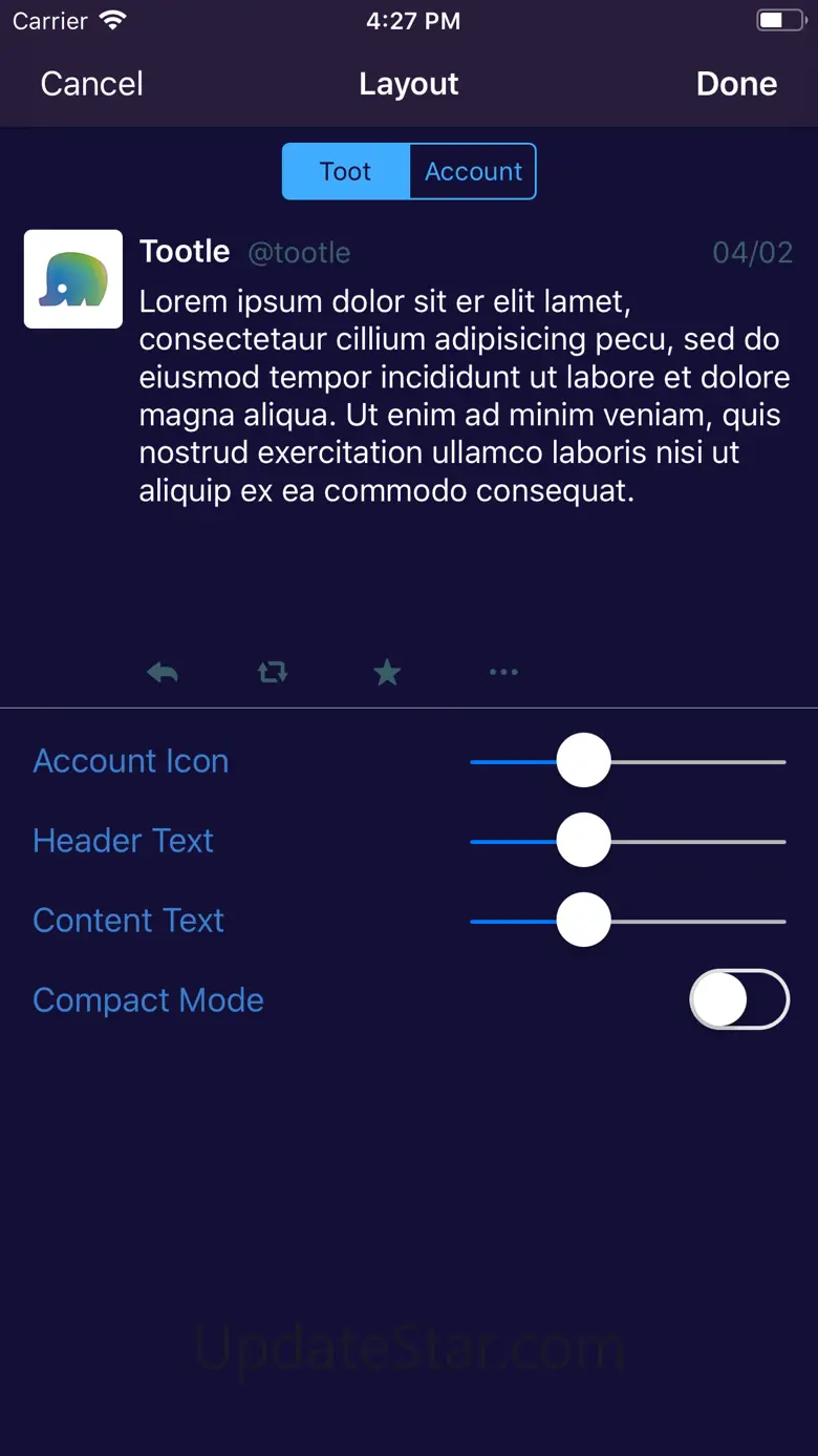 Tootle for Mastodon 1.11.6