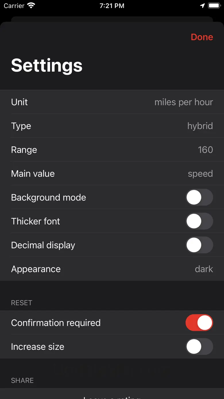 Speedometer × 1.10