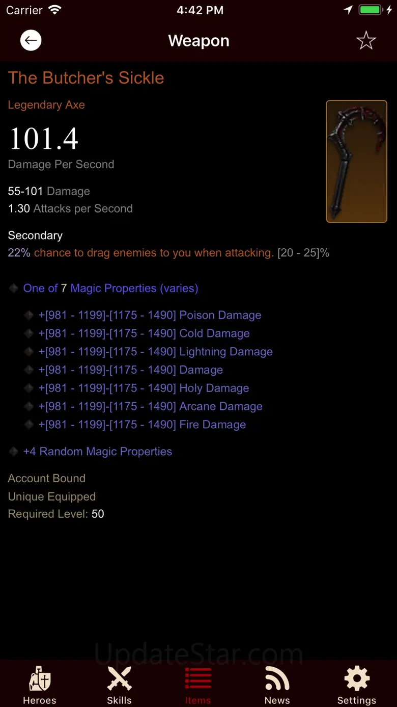 D3 Items - Diablo Game Guide 7.17