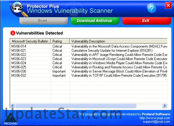 Windows Vulnerability Scanner 4.9