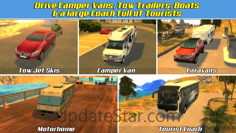 RV & Boat Towing Parking Simulator Real Road Car Racing Driving 1.0