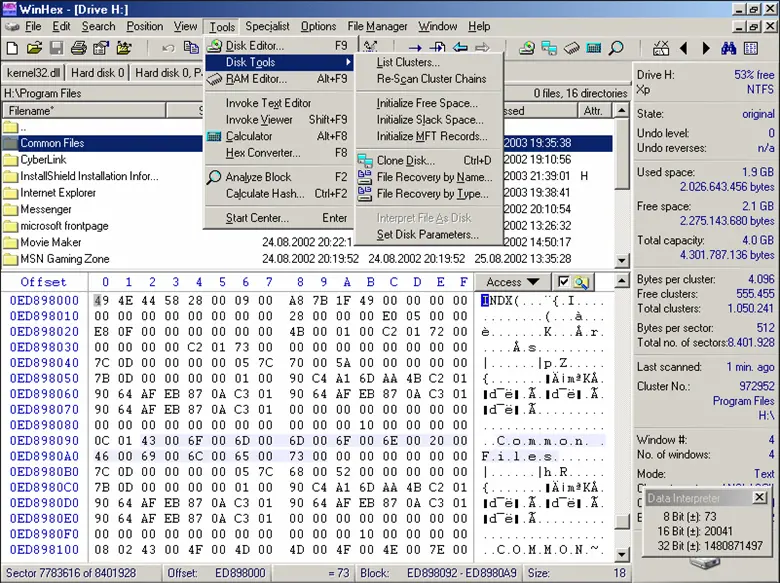 WinHex 21.4