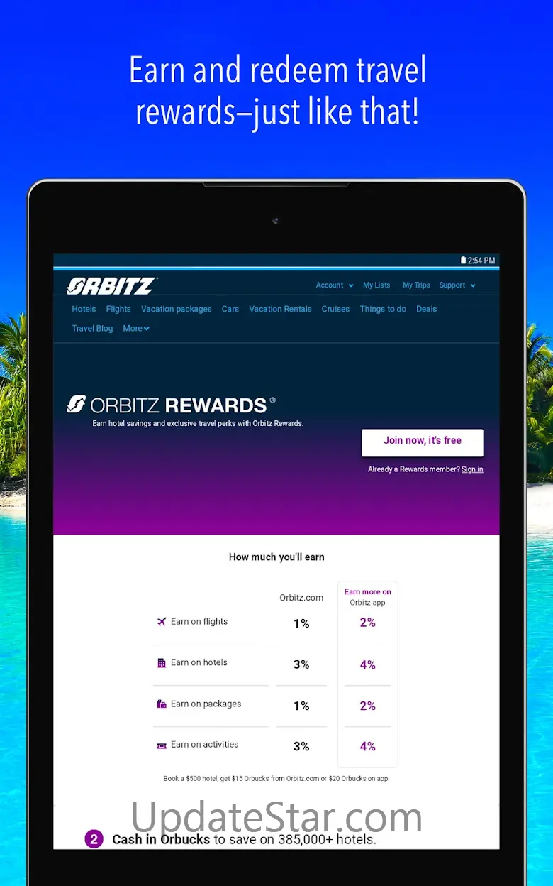 Orbitz Hotels & Flights 2024.25