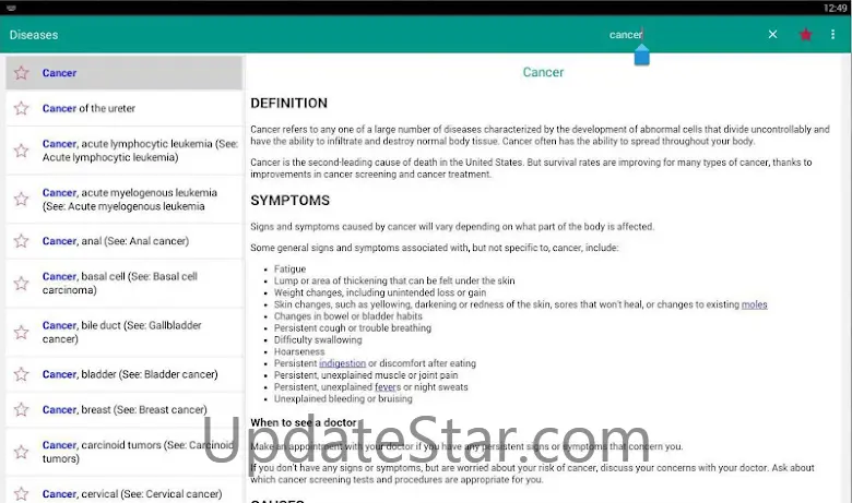 Diseases Dictionary Offline 5.1
