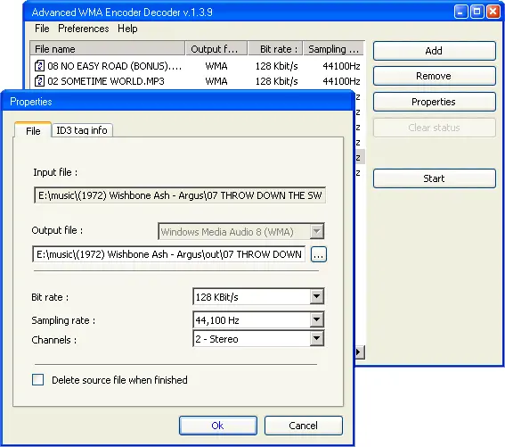WMA Encoder Decoder 1.5.1