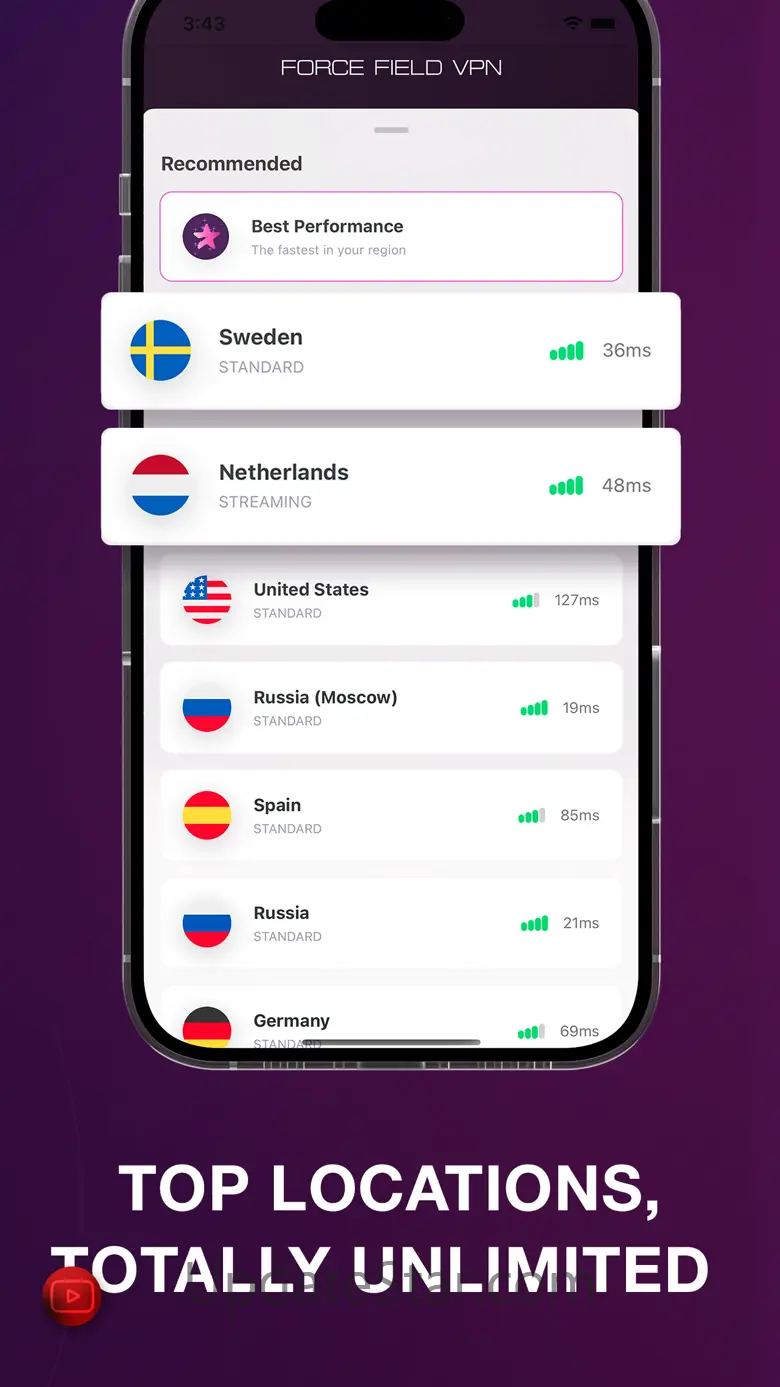 VPN Force Field - turbo fast 1.2.0
