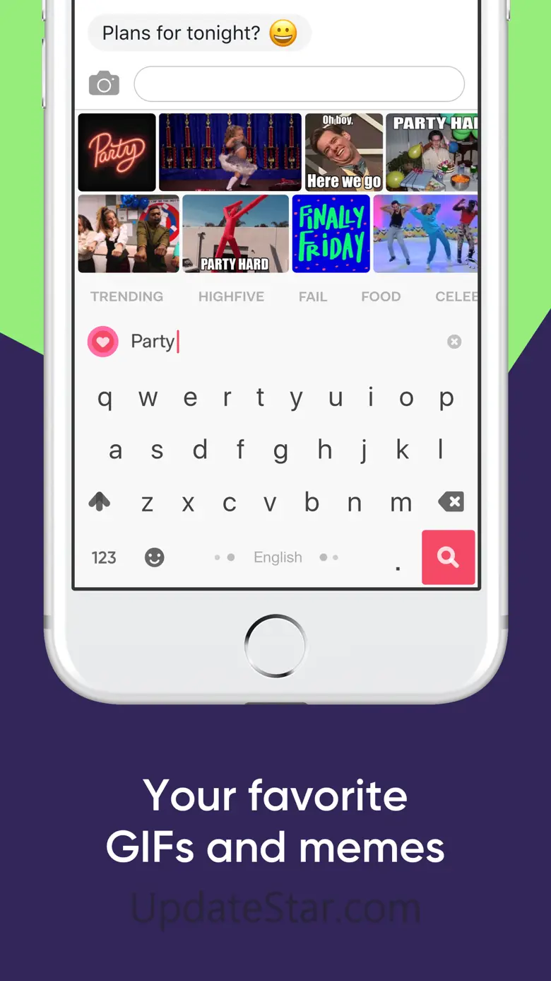 Fleksy- GIF, Web & Yelp Search 9.24