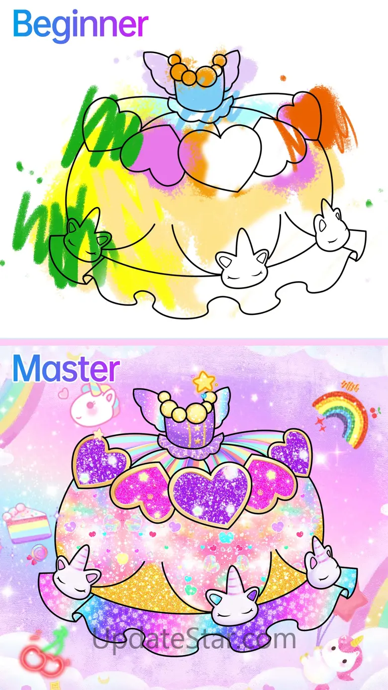 Coloring Glitter Princess 1.0
