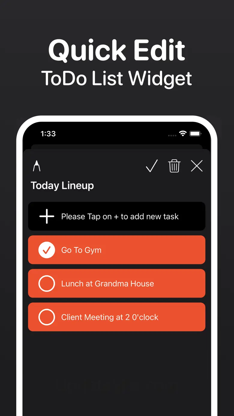 To Do List Widget - Simple 2.30