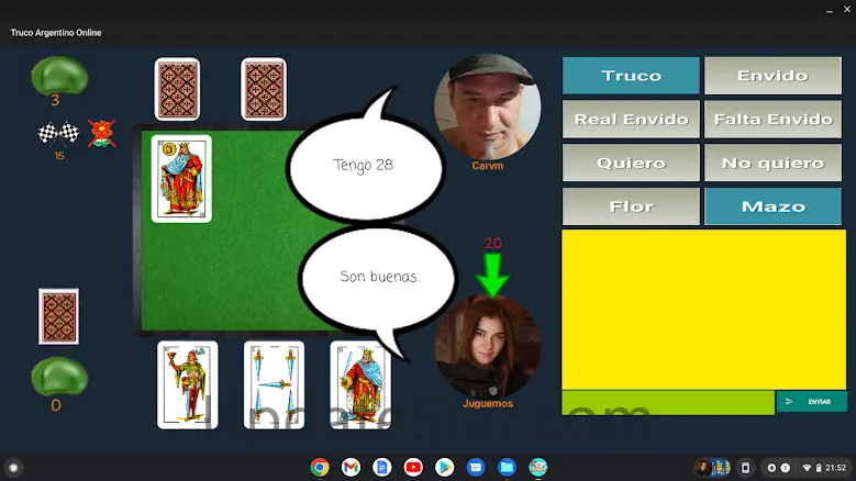 Argentinean truco 11.9