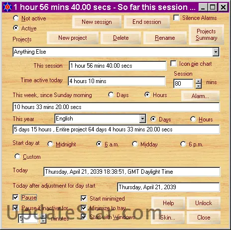 Work Log & Activity Timer 1.0