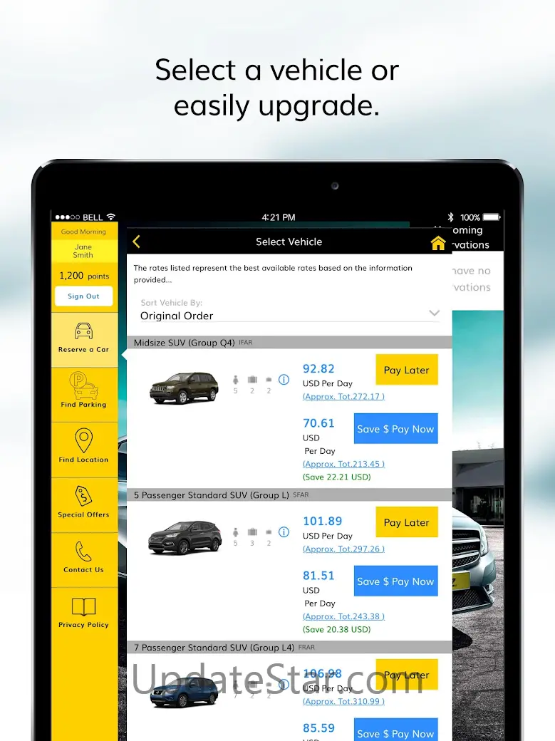 Hertz Car Rentals 7.0