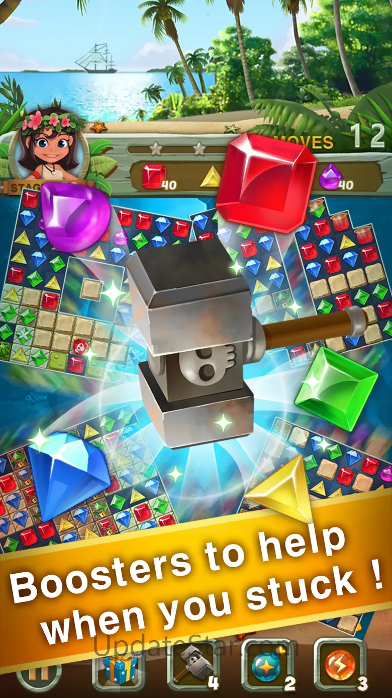 Paradise Jewel: Match-3 Puzzle 80