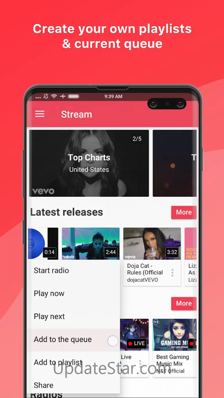 Music app: Stream 2.21.06