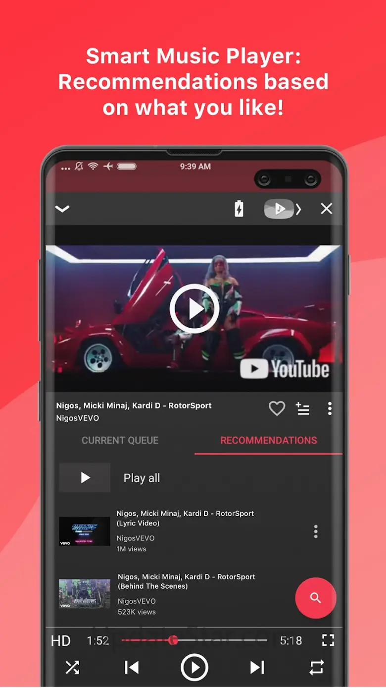 Music app: Stream 2.21.06