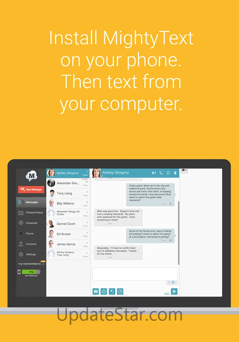 Send SMS/MMS Messages from PC 16.81
