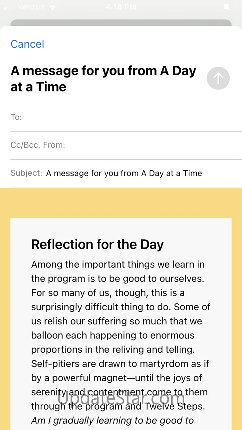 A Day at a Time Meditations 3.1.12