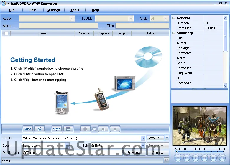 Xilisoft DVD to WMV Converter 8.4.81.1521