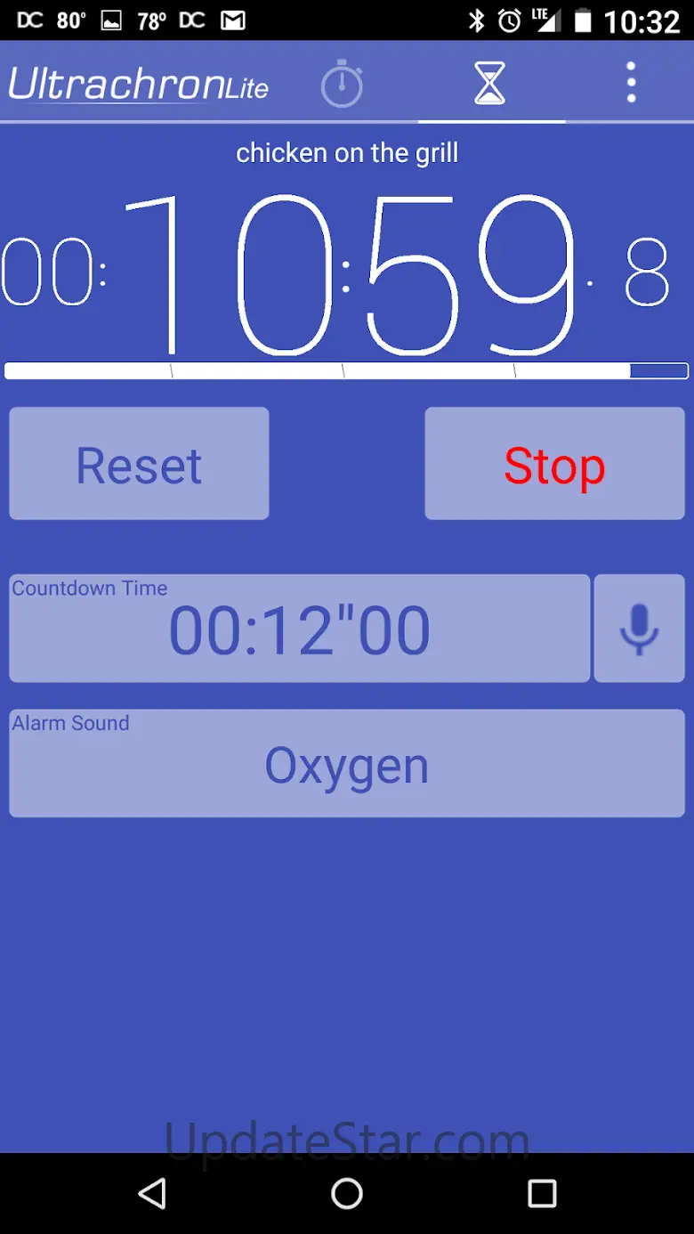 Ultrachron Stopwatch Lite 2.07