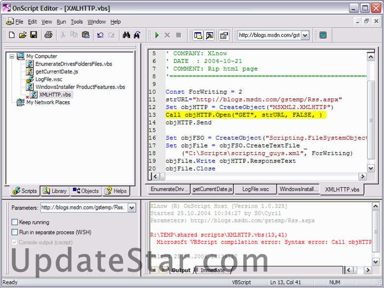 XLnow OnScript 2.1.568