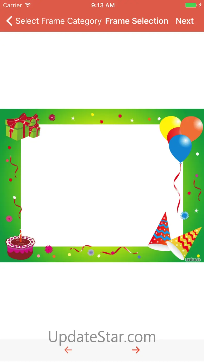Happy Birthday Photo Frame Top 2.0