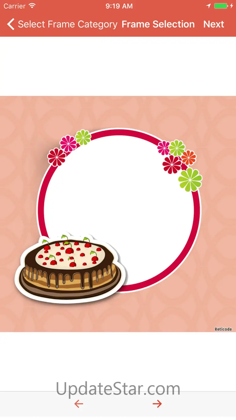 Happy Birthday Photo Frame Top 2.0
