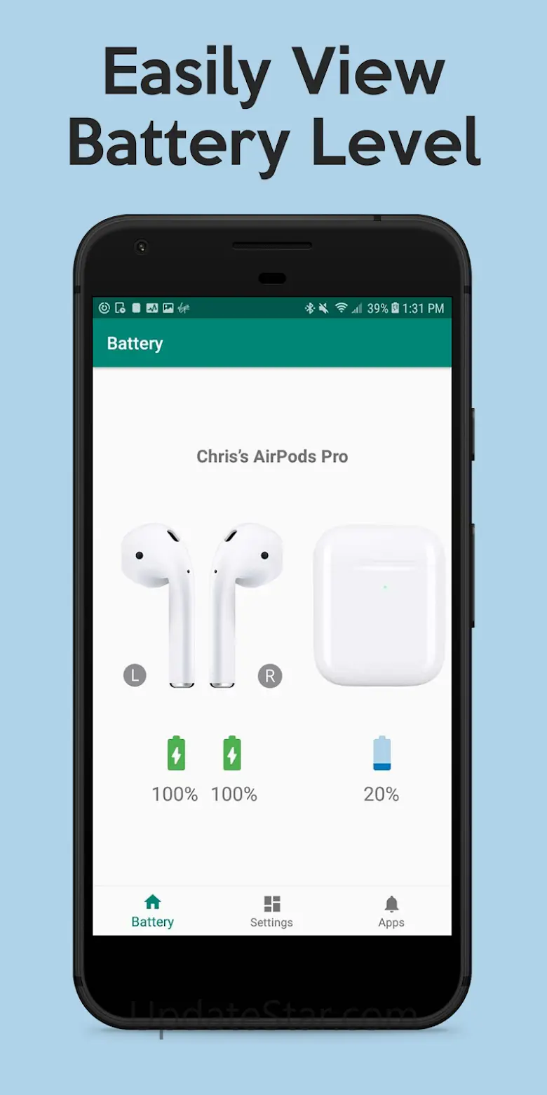 PodAir - AirPods Battery Level 1.5.4
