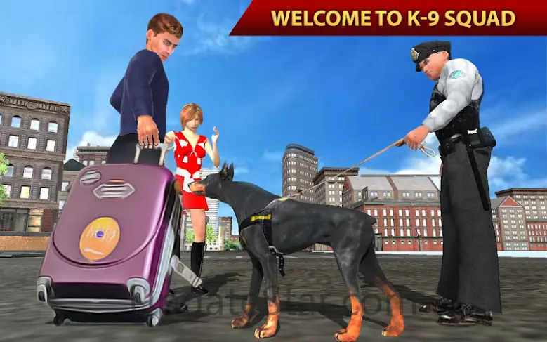 US Police Dog Crime Shooting