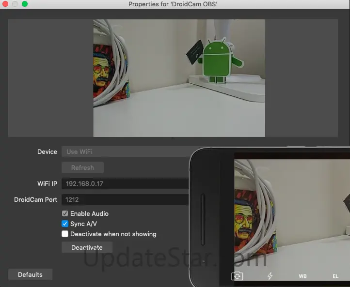 DroidCam OBS 5.1