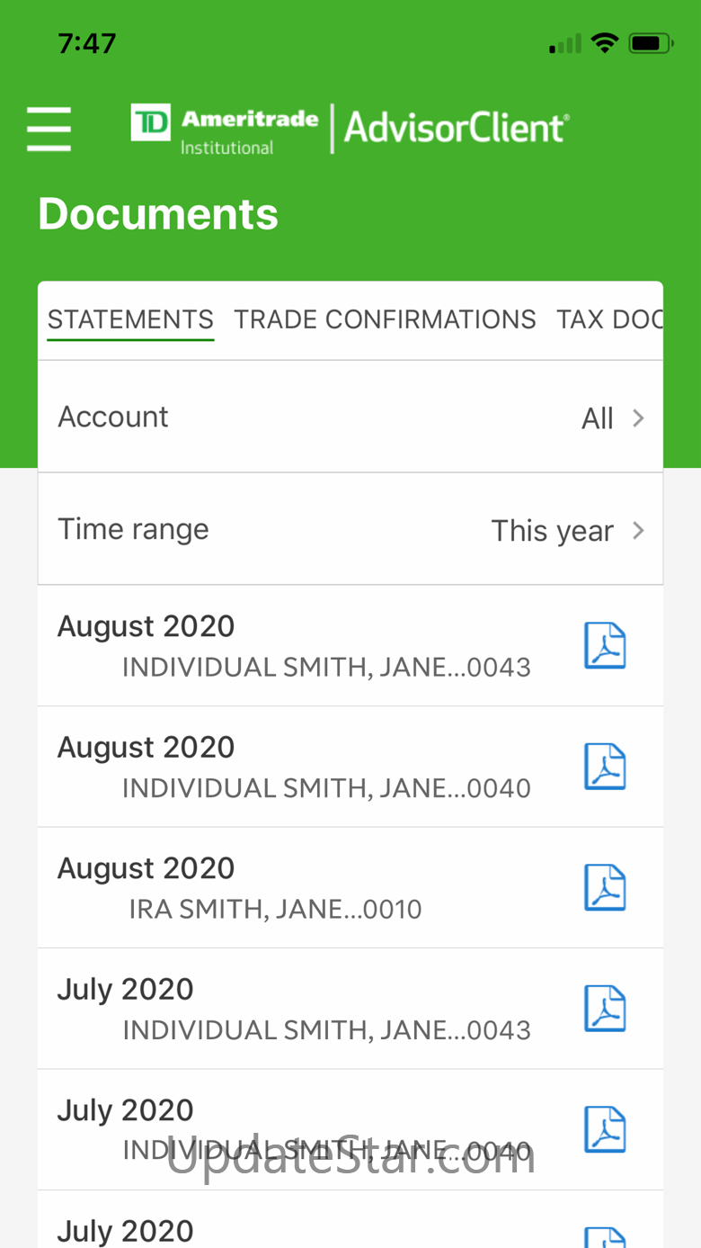 TD Ameritrade AdvisorClient® 2.0.21