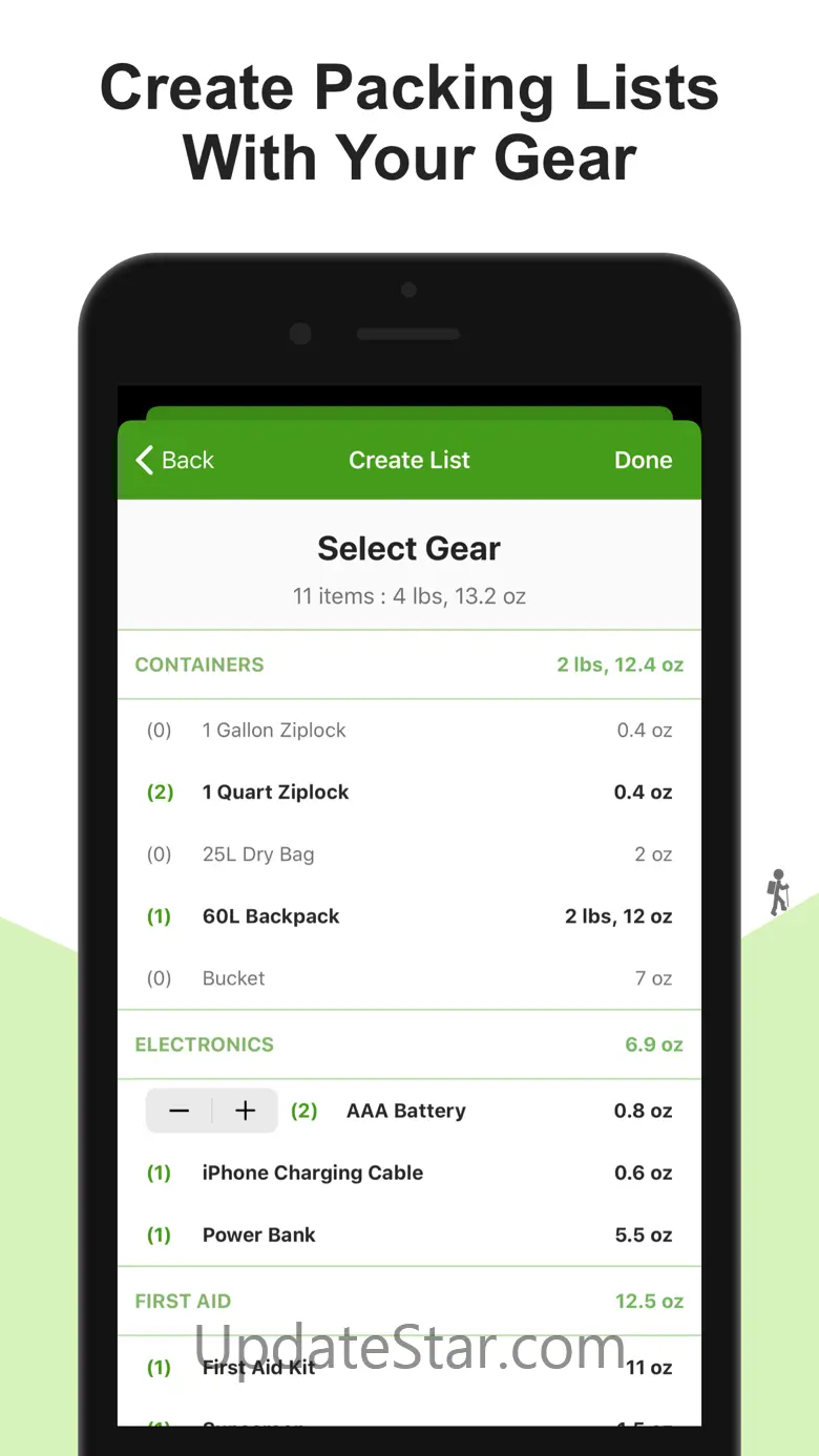 PackLight for Backpacking 4.0