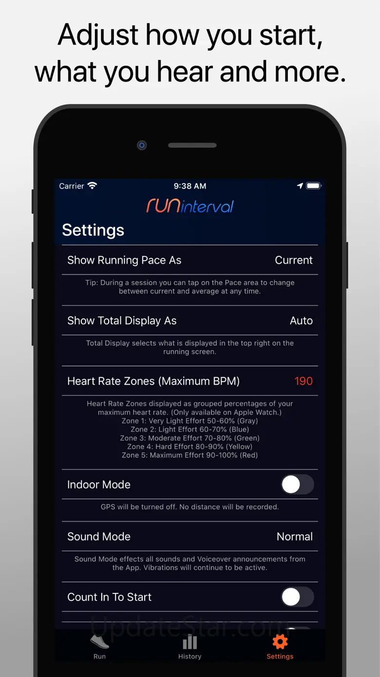 RUN interval - Running Timer 5.5