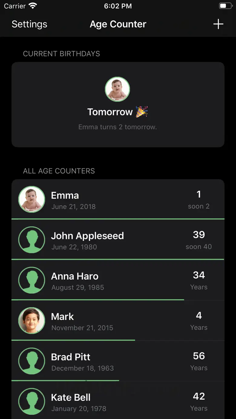 Age Counter • Birthday Tracker 5.0.2